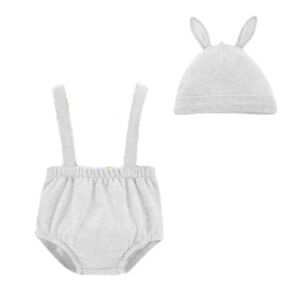 Carter's Jumpsuit and Bunny Cap Set